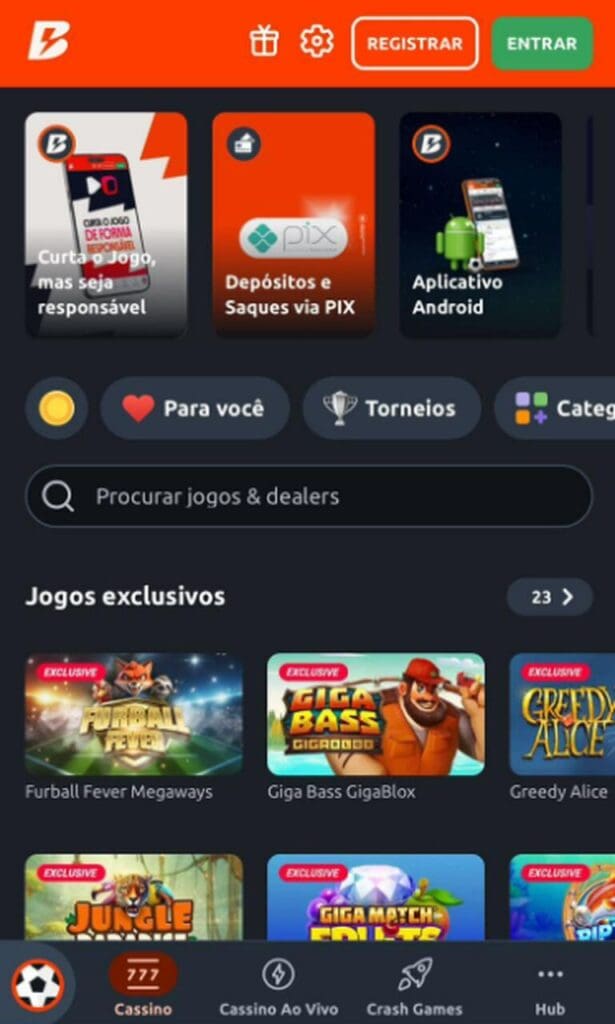 Betano Home Page