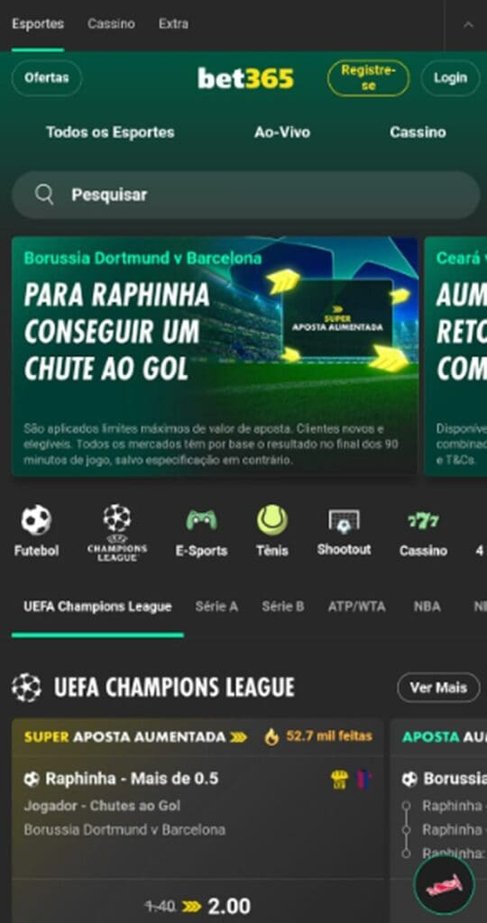 bet365 Home Page