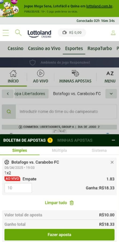 Lottoland app mobile pagina de esportes boletim de apostas fazer aposta