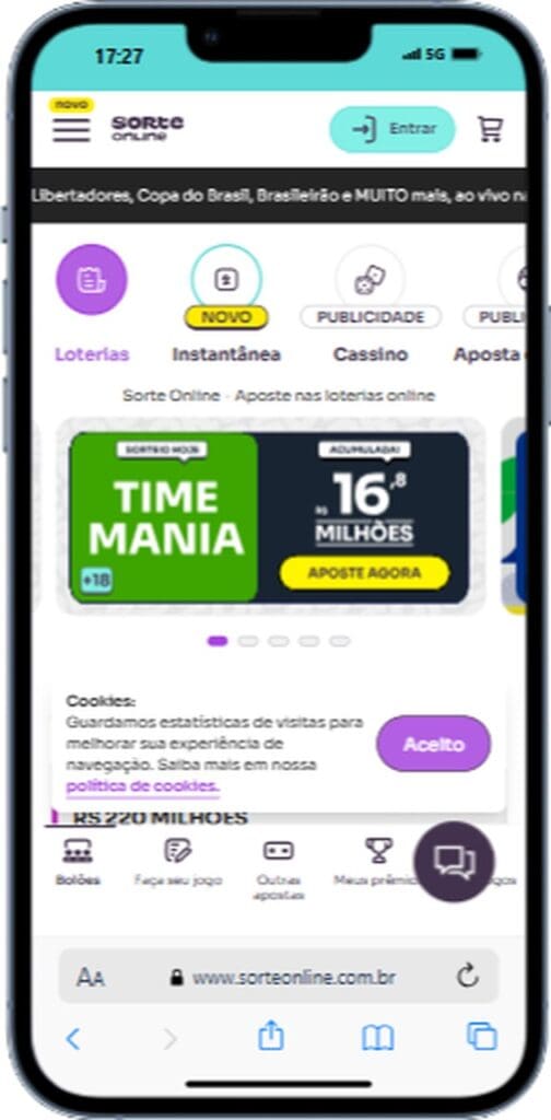 Sorte Online casa de apostas