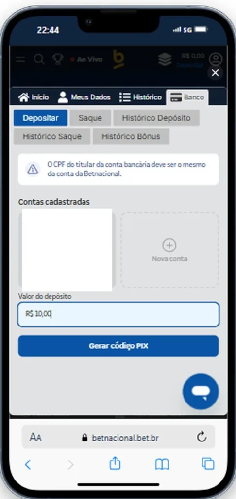 Depósito Betnacional